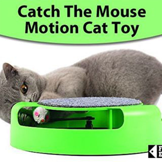 Jouet souris interactif griffoir intégré chat Miaousse