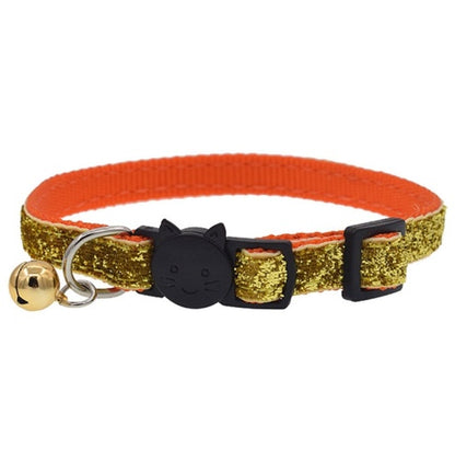 Collier chat ajustable clochette 6 coloris Miaousse