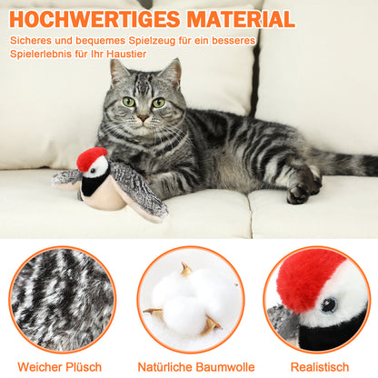 Jouet oiseau interactif rechargeable cataire chat Miaousse