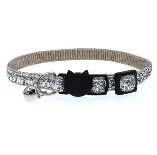 Collier chat ajustable avec clochette détail 8 — Miaousse