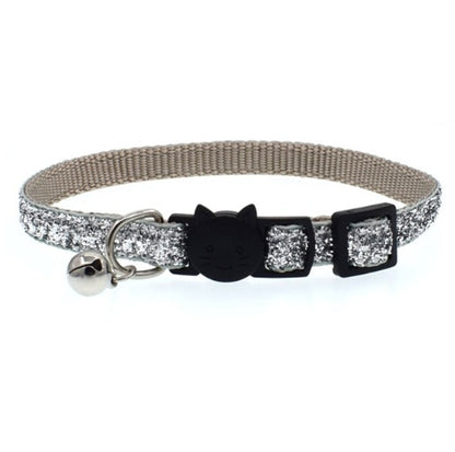 Collier chat ajustable avec clochette détail 8 — Miaousse