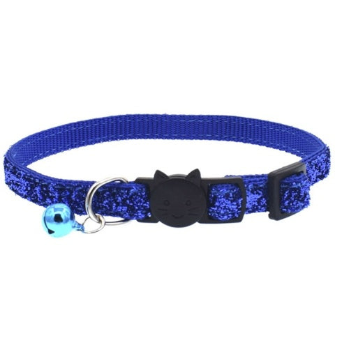 Collier chat ajustable clochette 6 coloris Miaousse