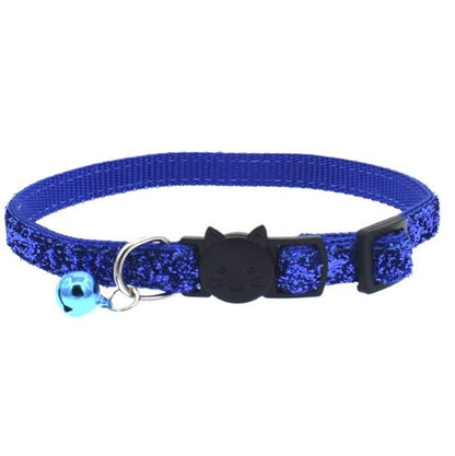 Collier chat ajustable clochette 6 coloris Miaousse