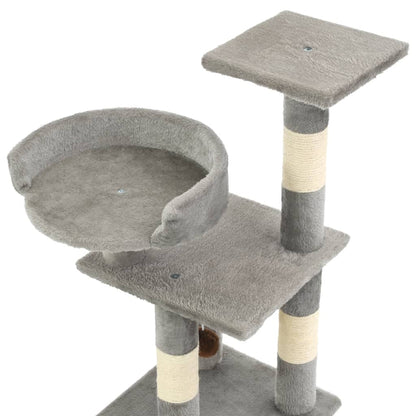 Arbre à chat compact sisal 65 cm avec plateformes Miaousse