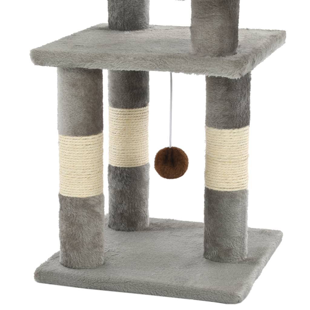 Arbre à chat compact en sisal détail 6 — Miaousse