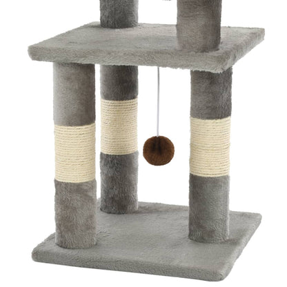 Arbre à chat compact en sisal détail 6 — Miaousse