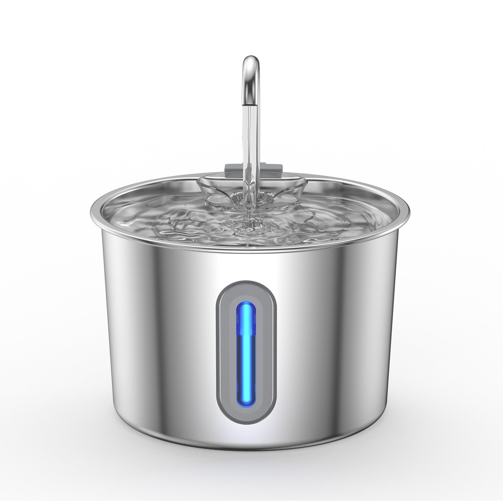 Fontaine à eau inox silencieuse pour chat 2,2L Miaousse