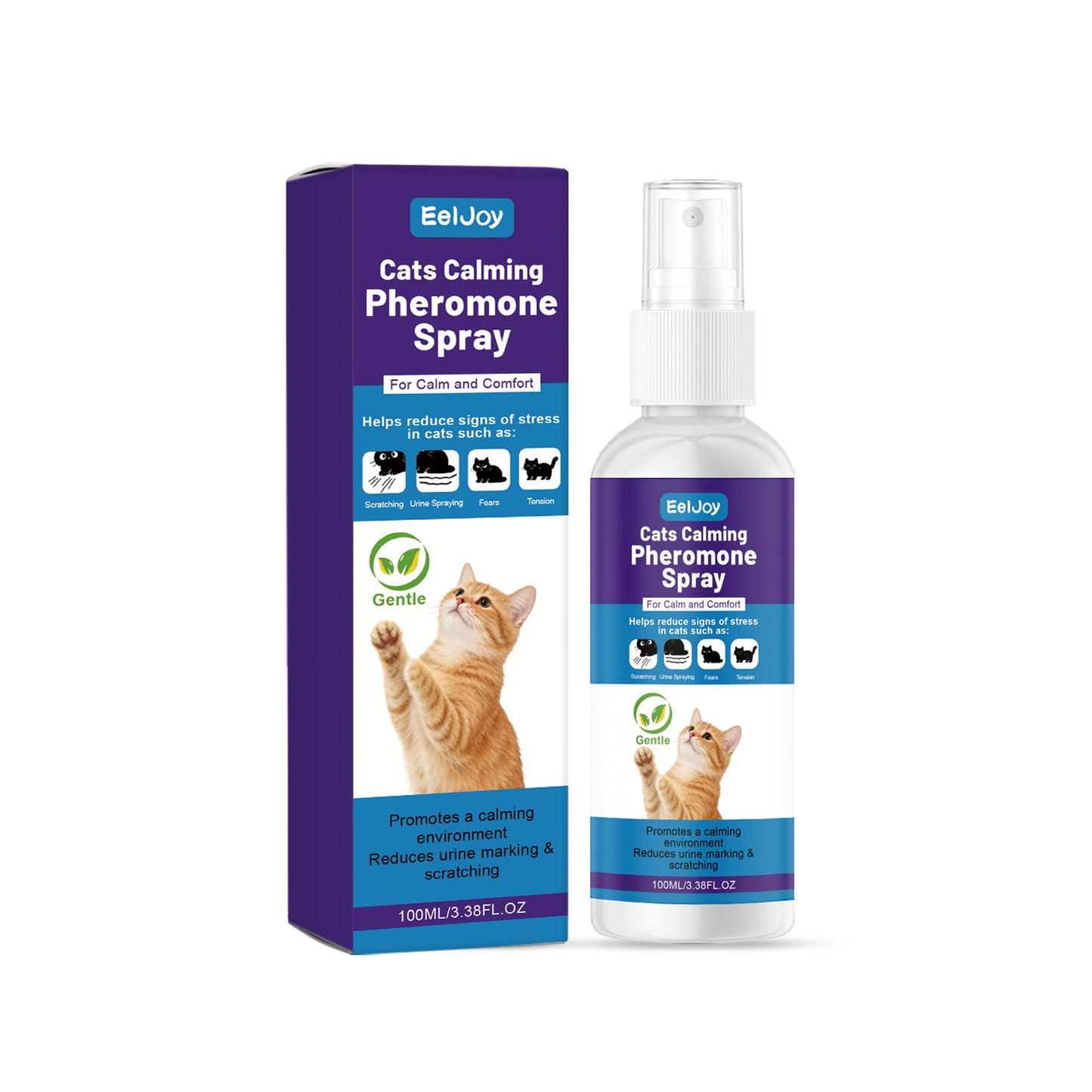 Spray apaisant phéromones anti-stress chat Miaousse