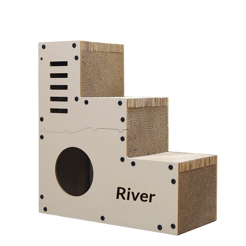 Griffoir multifonction carton ondulé design chat Miaousse
