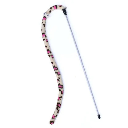 Baguette chenille colorée avec plumes détail 9 — Miaousse