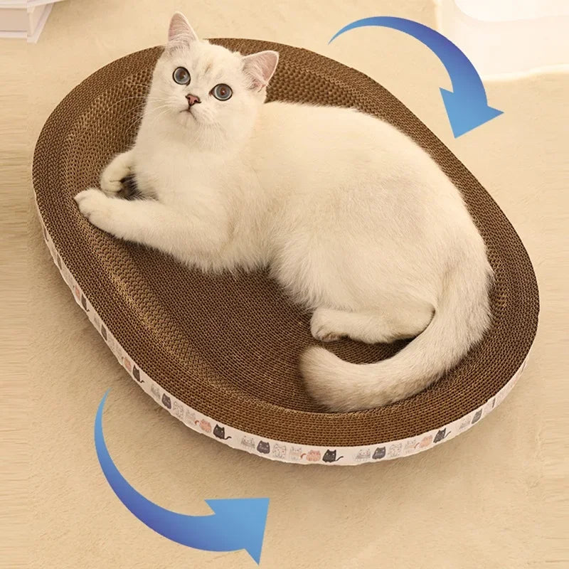 Griffoir coussin en carton ondulé détail 2 — Miaousse