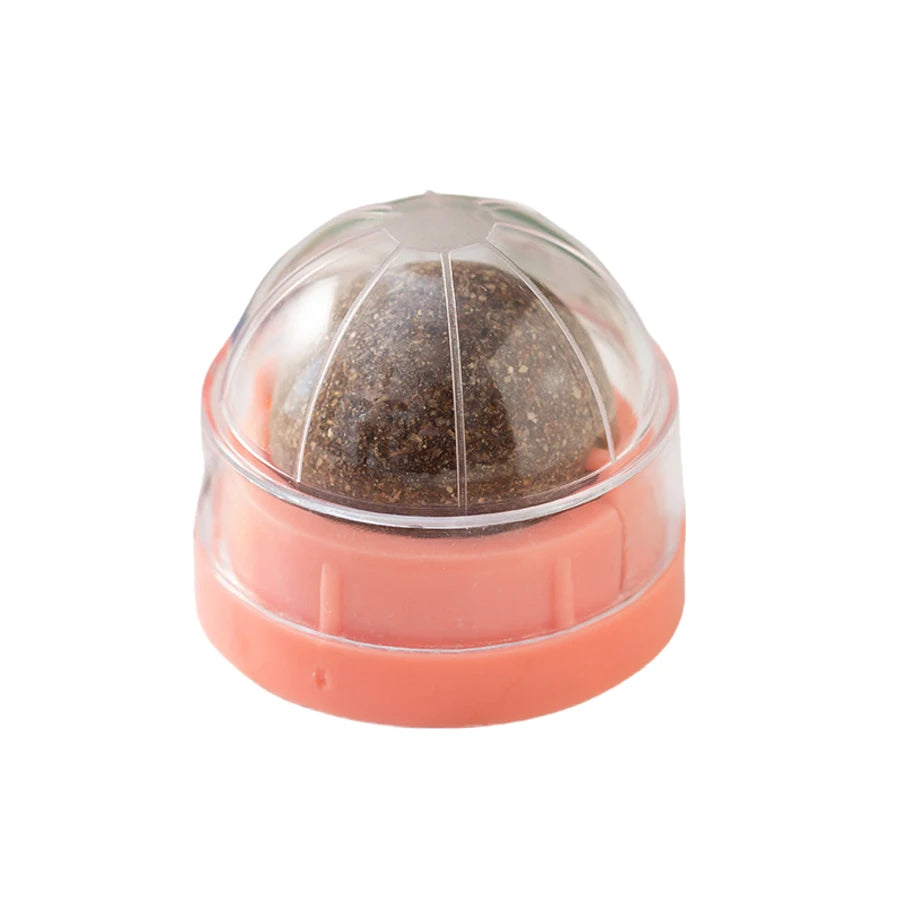 Balle rotative herbe à chat détail 8 — Miaousse