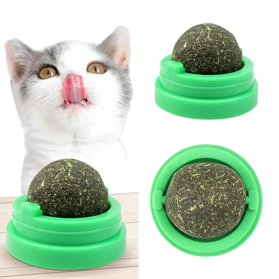 Balle rotative herbe à chat — Miaousse