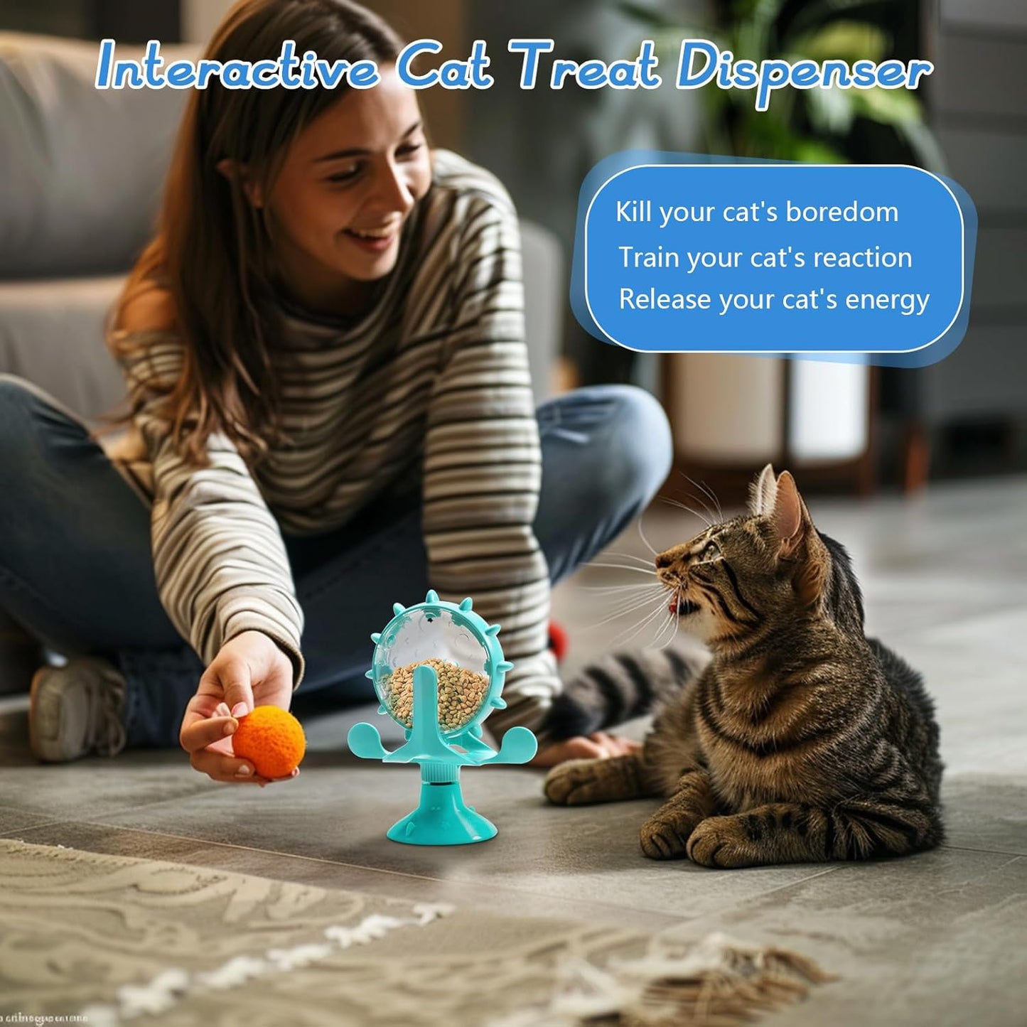 Gamelle puzzle interactive stimulation mentale chat Miaousse