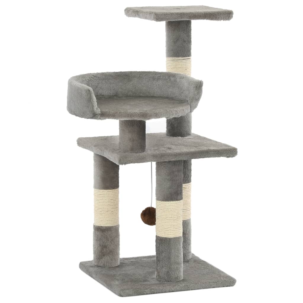 Arbre à chat compact en sisal détail 7 — Miaousse
