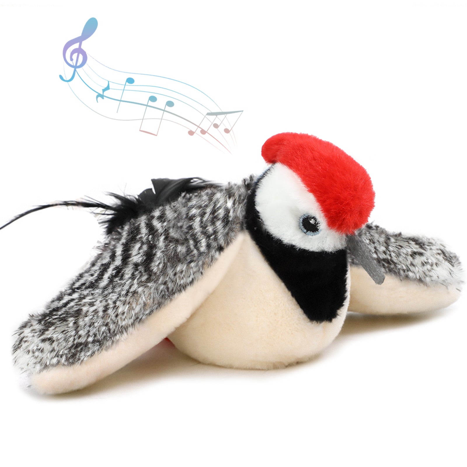 Jouet oiseau interactif rechargeable détail 7 — Miaousse
