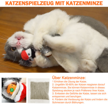Jouet oiseau interactif rechargeable cataire chat Miaousse